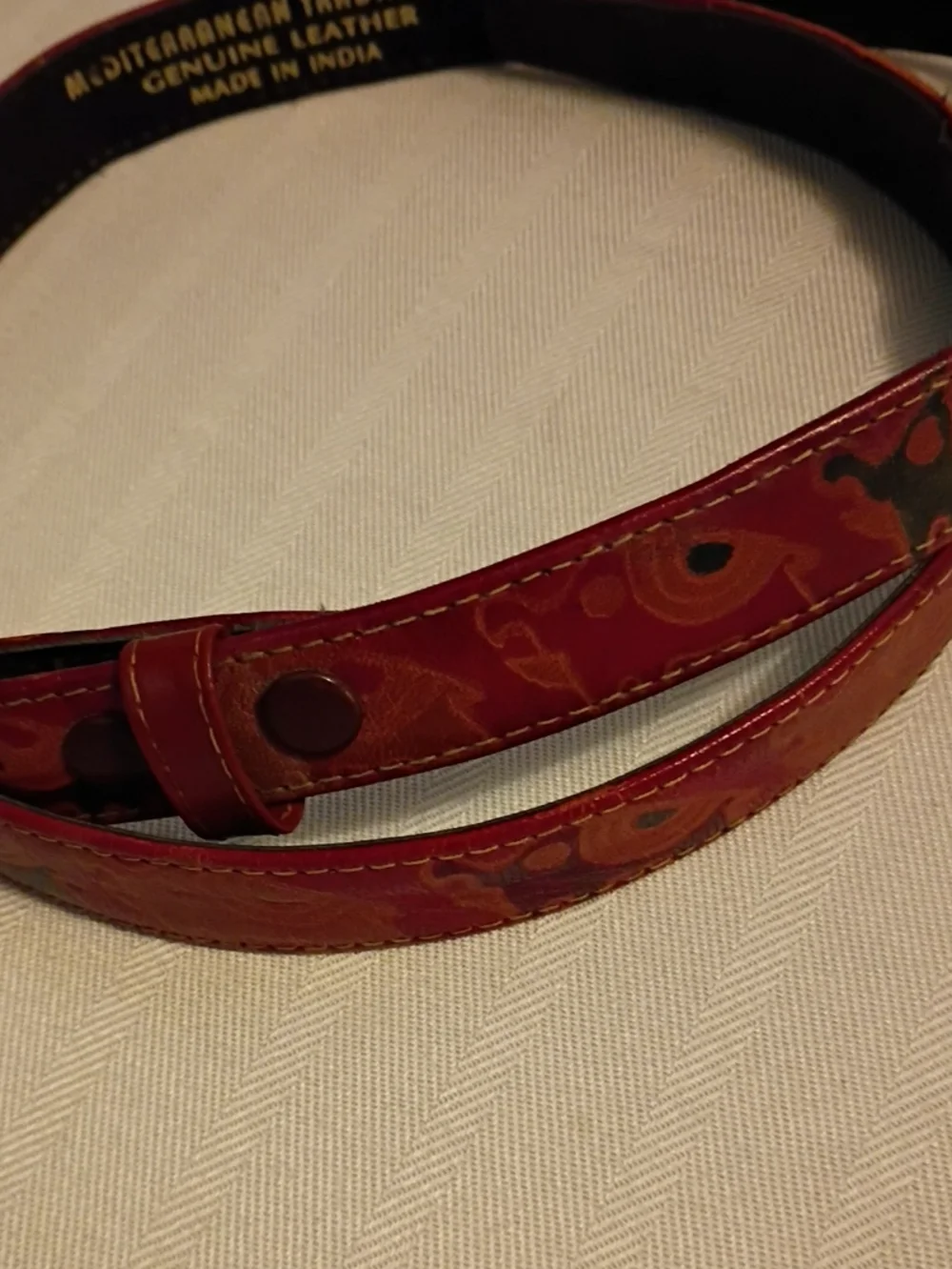 Mediterranean Trading Co Leather Belt L
